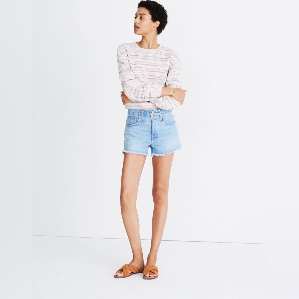 Madewell Relaxed Denim Shorts in Dunwoody Wash